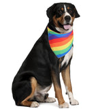 Bandana Pet Arco Íris - Lenço para Cães e Gatos