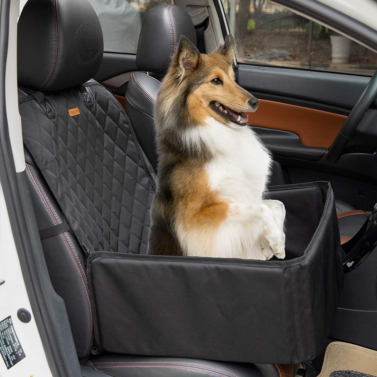 Assento de Carro para Cachorro - Capa Protetora de Banco Pet Seat